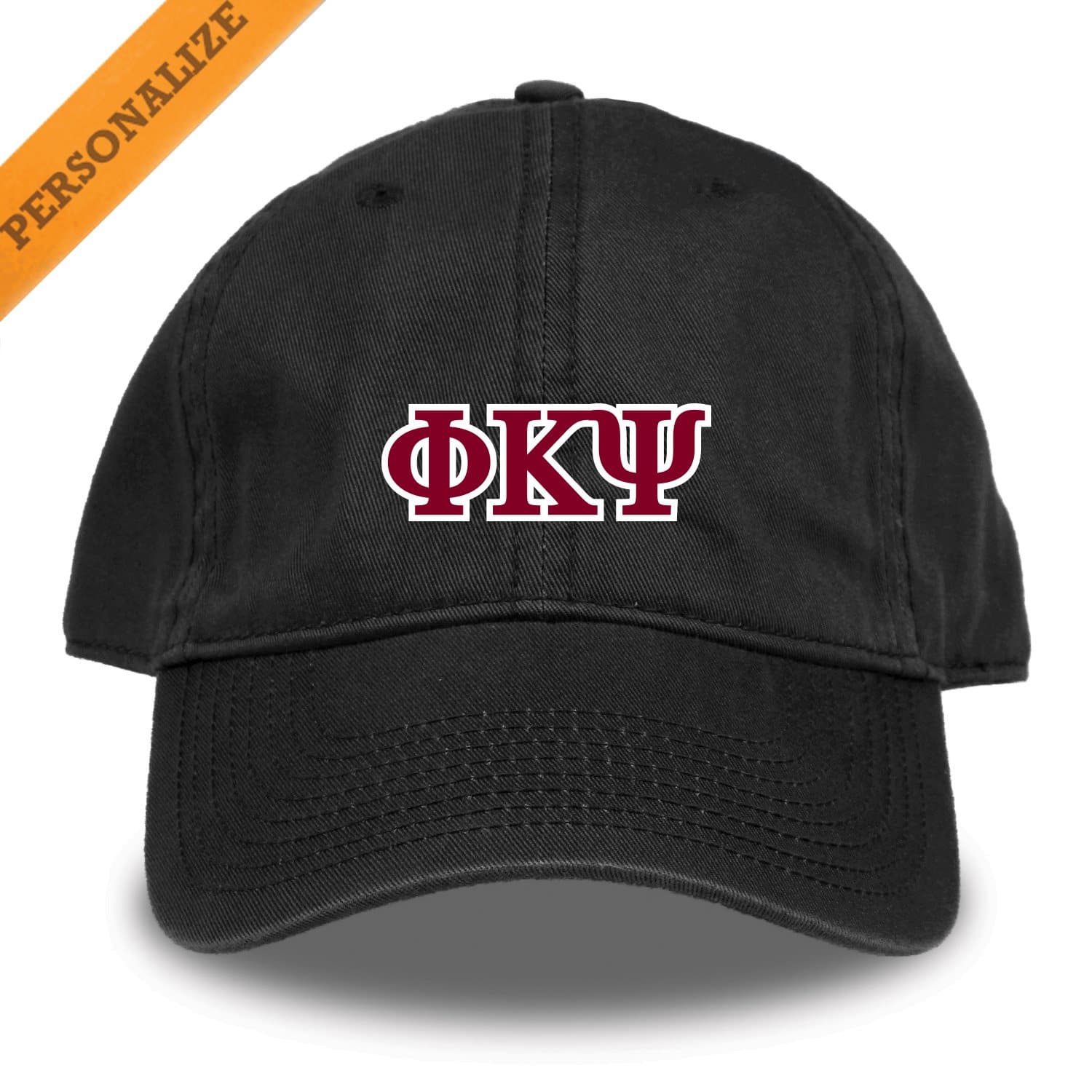 Phi Psi Personalized Black Hat by The Game Phi Kappa Psi Official Store