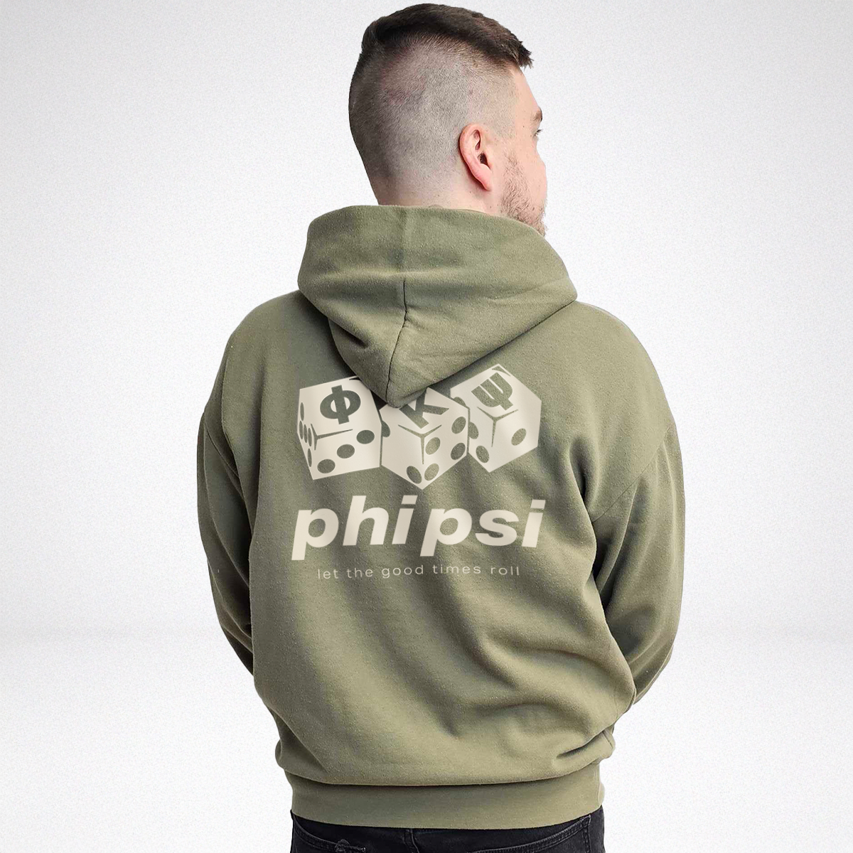 New! Phi Psi Lucky Roll Graphic Hoodie