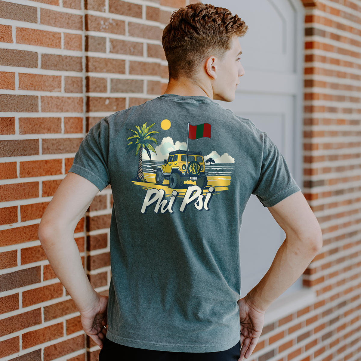 New! Phi Psi Coastal Cruiser Short Sleeve Tee