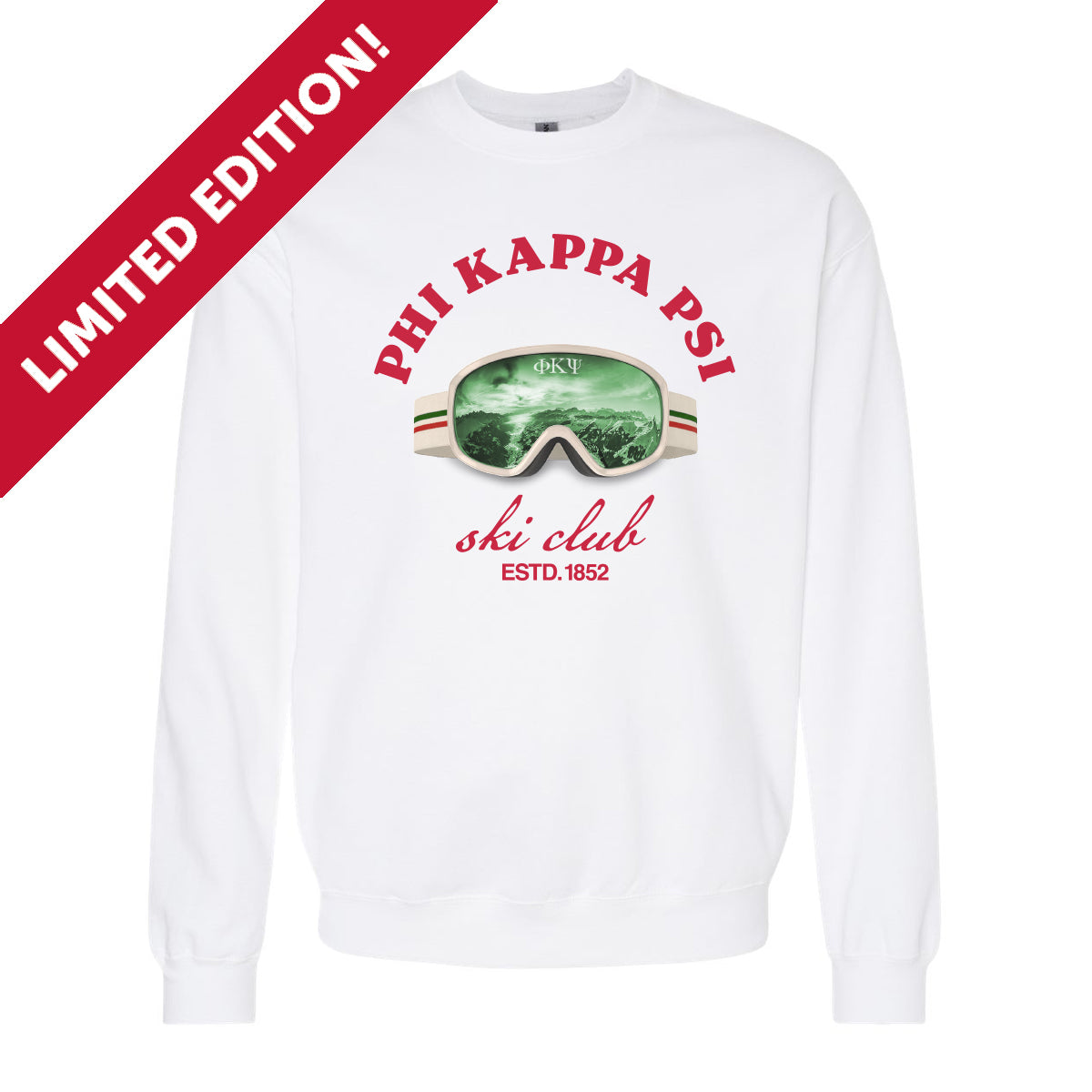 Phi Psi Limited Edition Ski Club Crewneck