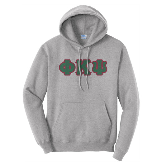 Phi Psi Greek Letter Graphic Hoodie