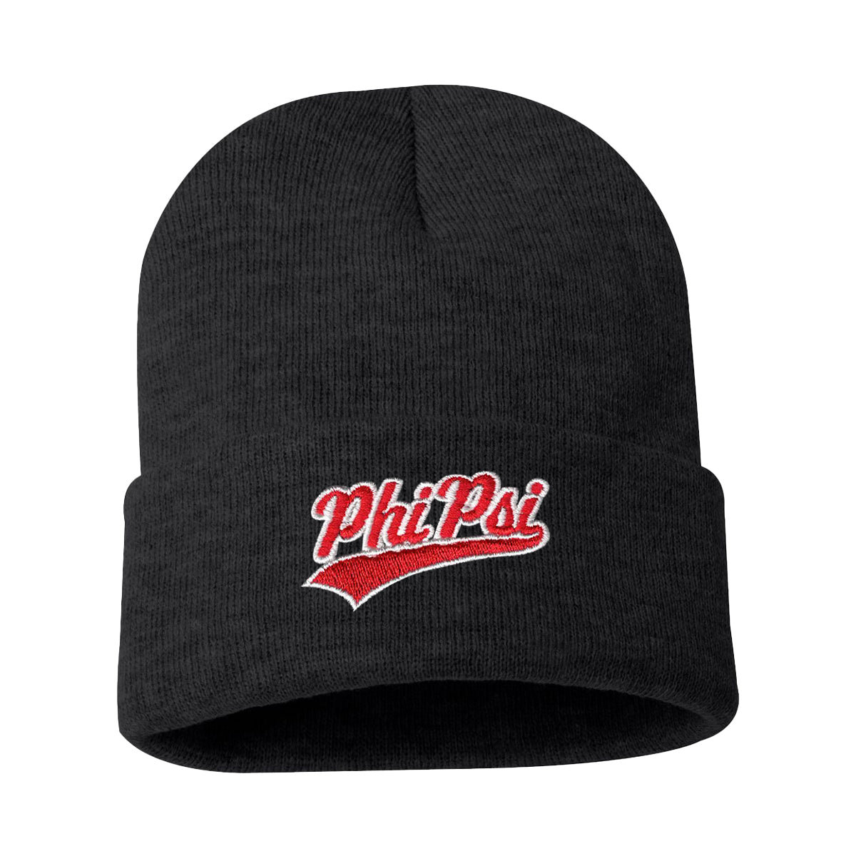 New! Phi Psi Signature Charcoal Beanie