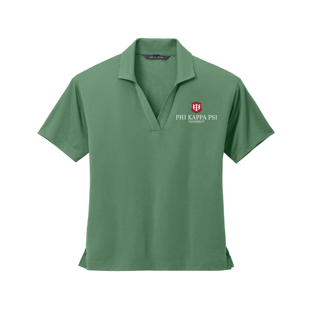 Phi Psi Womens Sage Green Staff Polo