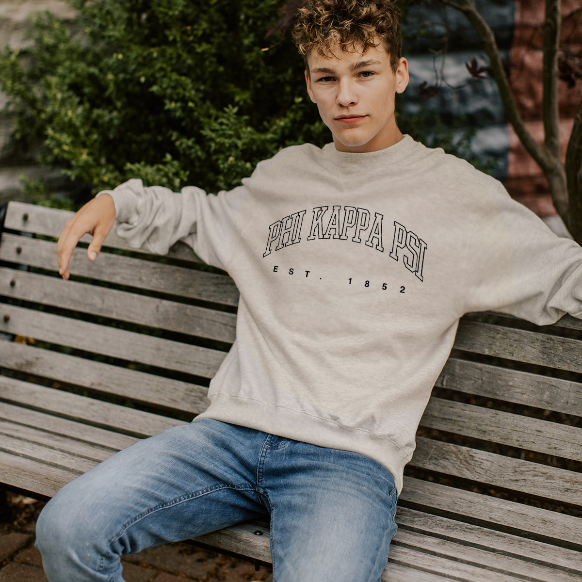 Neutral crewneck new arrivals